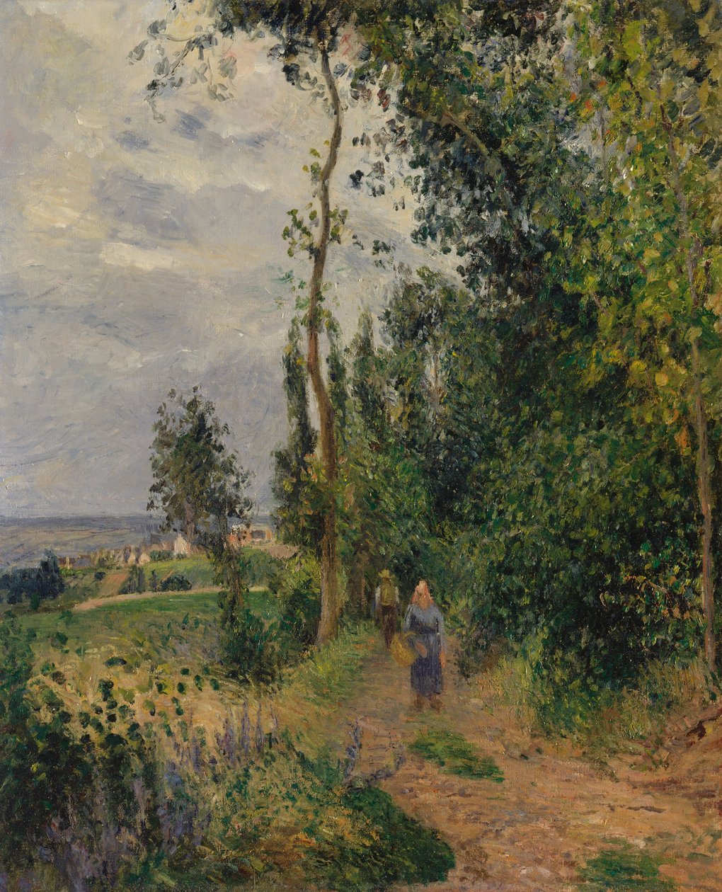 Côte des Grouettes, nära Pontoise, ca 1878 (olja på duk) av Camille Jacob Pissarro