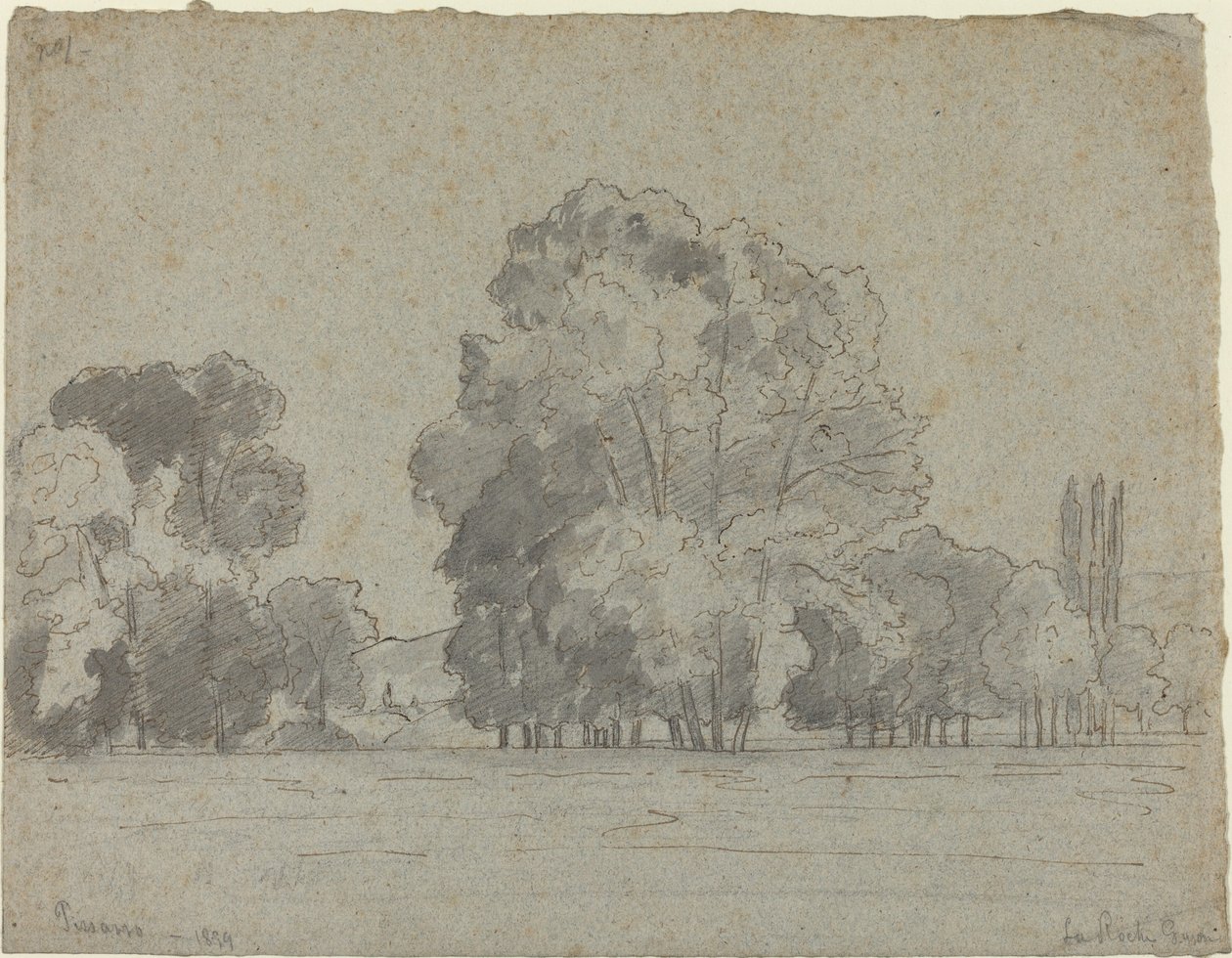 Grove av träd av Camille Pissarro