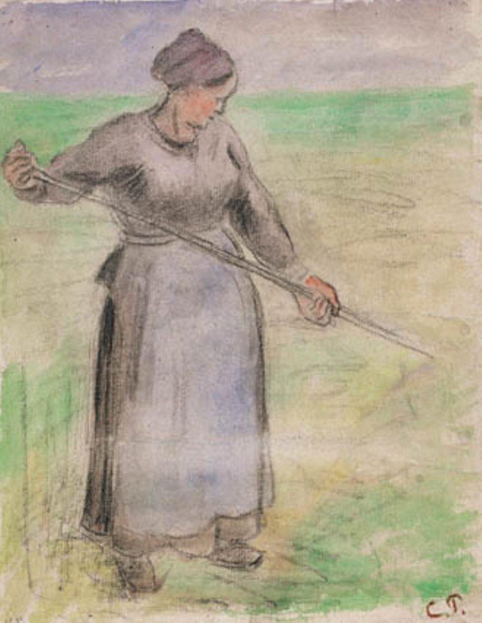 Hömakare av Camille Pissarro