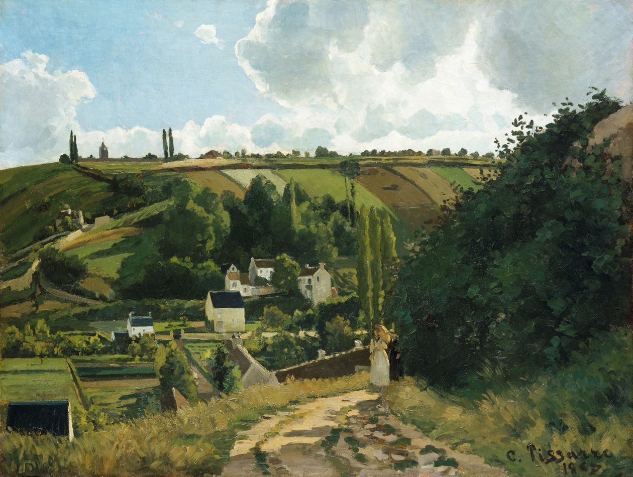 Jalais Hill vid Pontoise av Camille Jacob Pissarro
