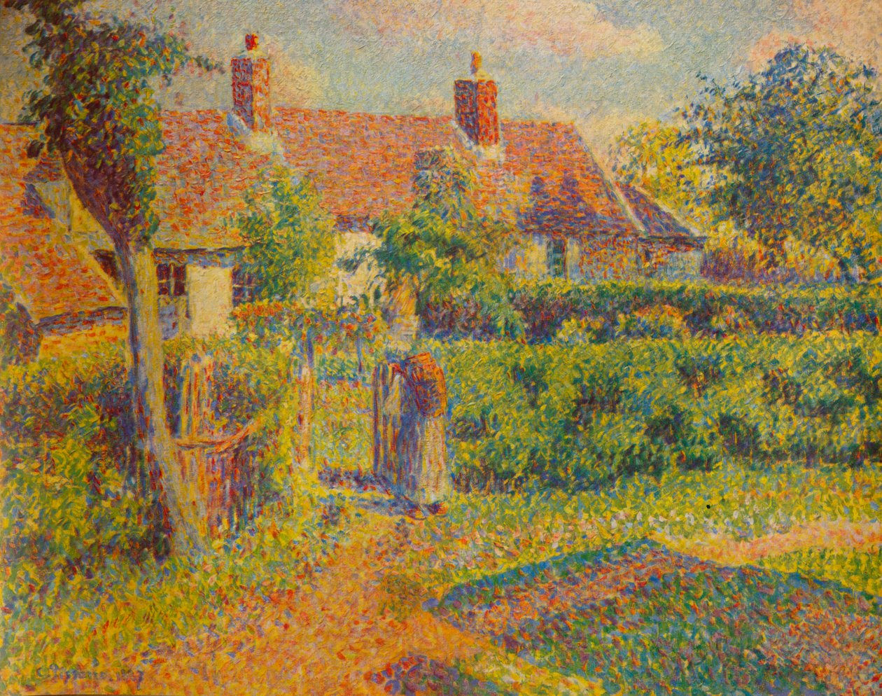 Stugan, 1887 1935 av Camille Jacob Pissarro