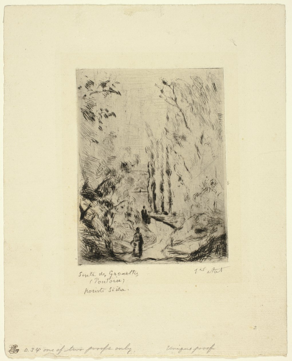 Väg av Camille Pissarro