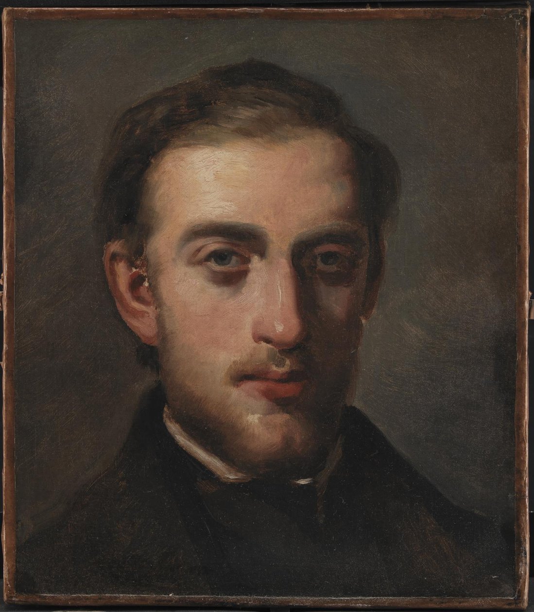 Porträtt av målaren Fritz Melbye (1826-69) av Camille Pissarro