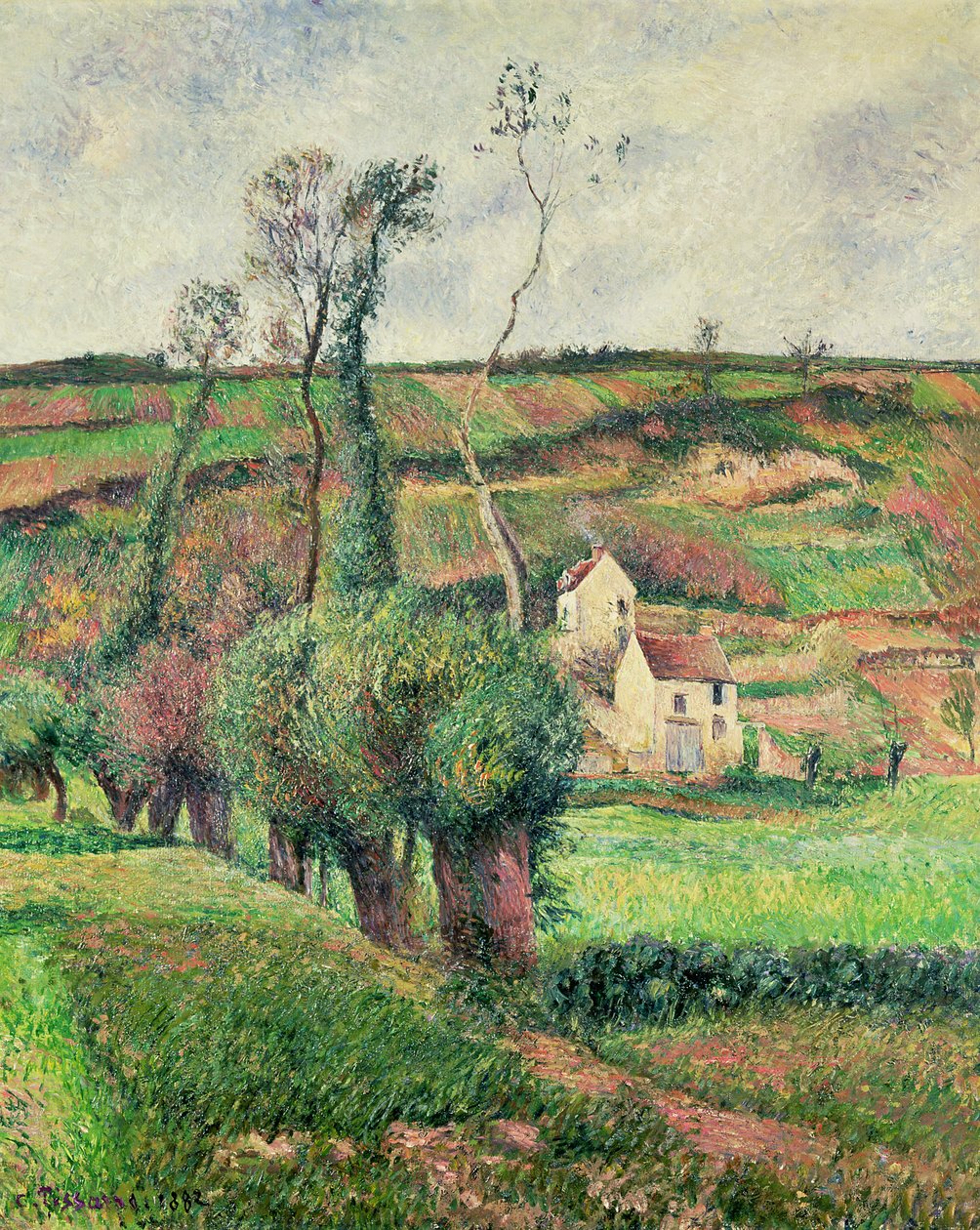 Kålbackarna, Pontoise av Camille Jacob Pissarro