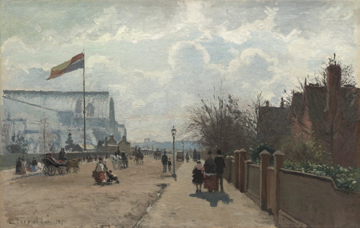 Kristallpalatset av Camille Pissarro