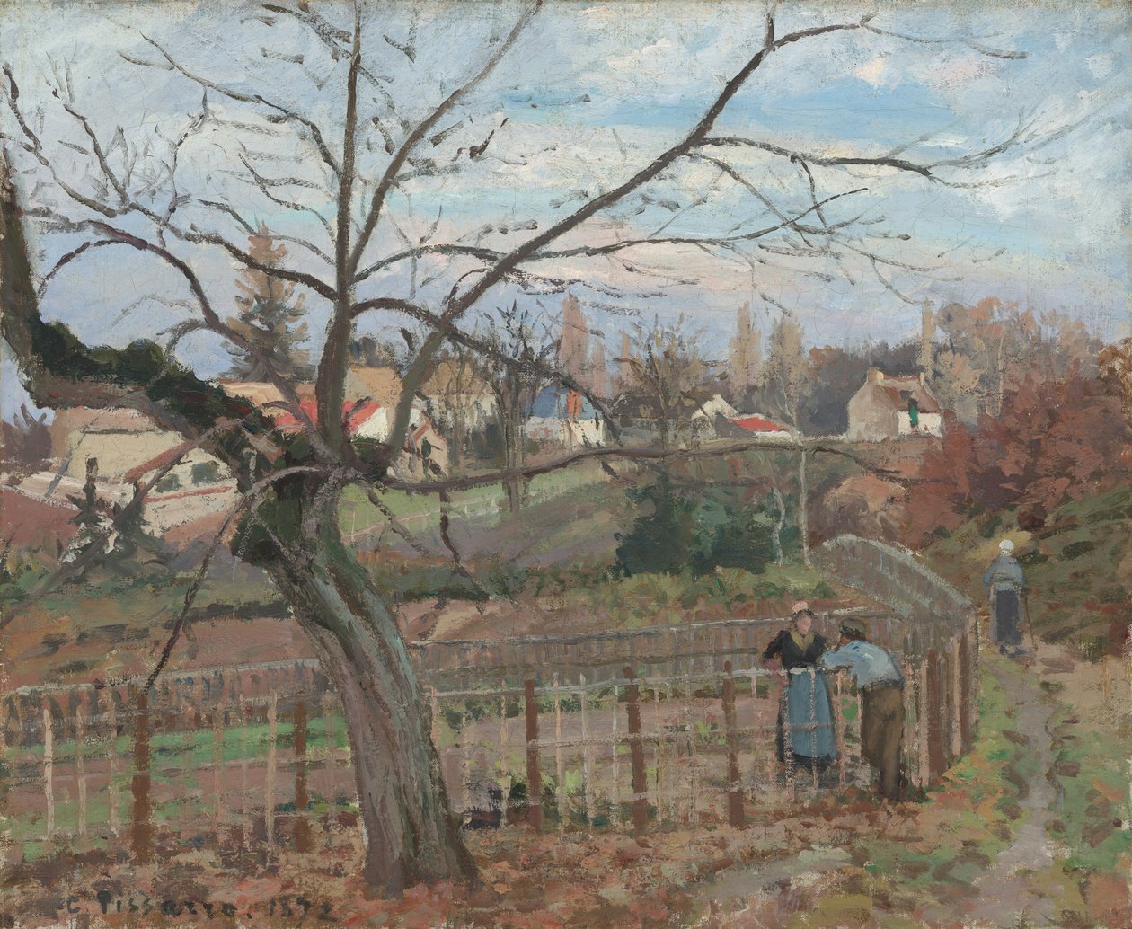 Staketet av Camille Pissarro