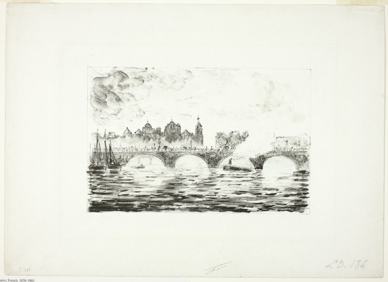 Houses of Parliament, London av Camille Pissarro