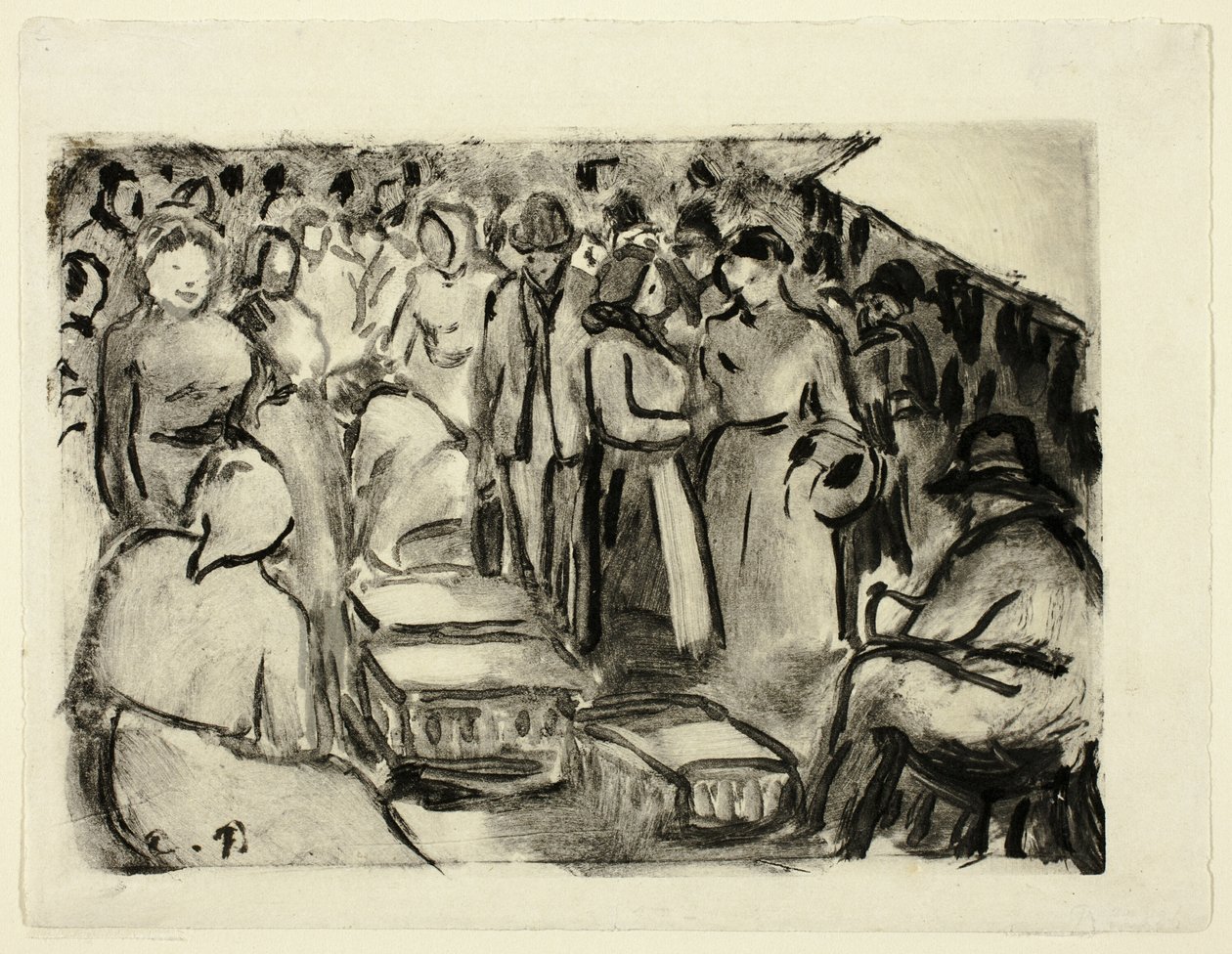 Marknaden av Camille Pissarro