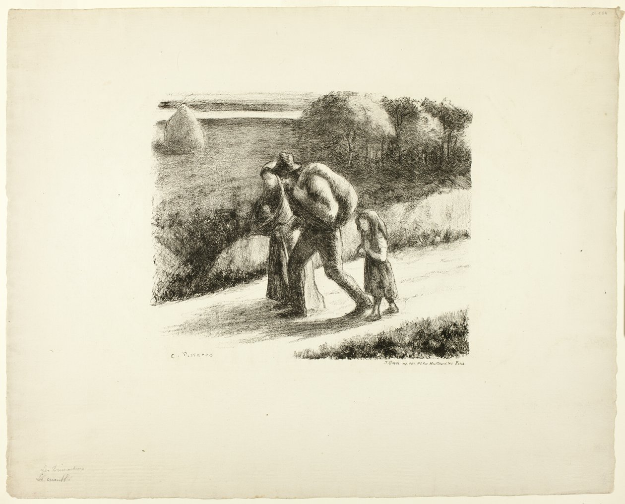 Vagabonderna av Camille Pissarro