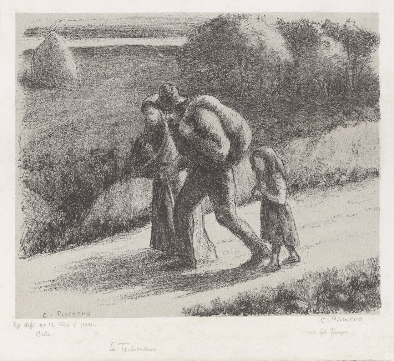 Vagabonderna av Camille Pissarro