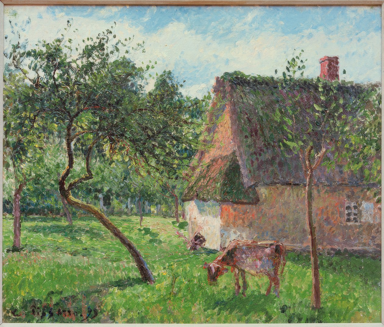 En clos i Varengeville av Camille Pissarro