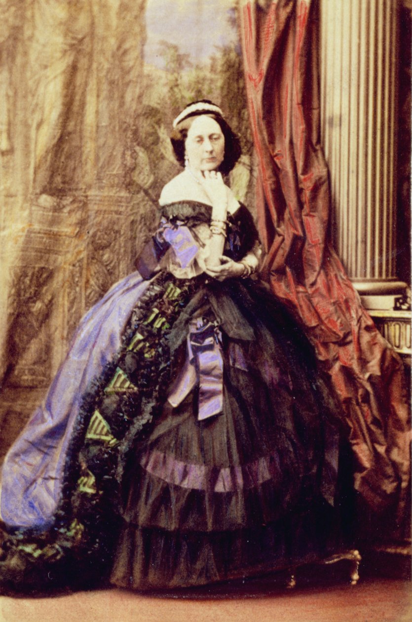 Hertiginnan av Roxburgh (handtonat foto) av Camille Silvy