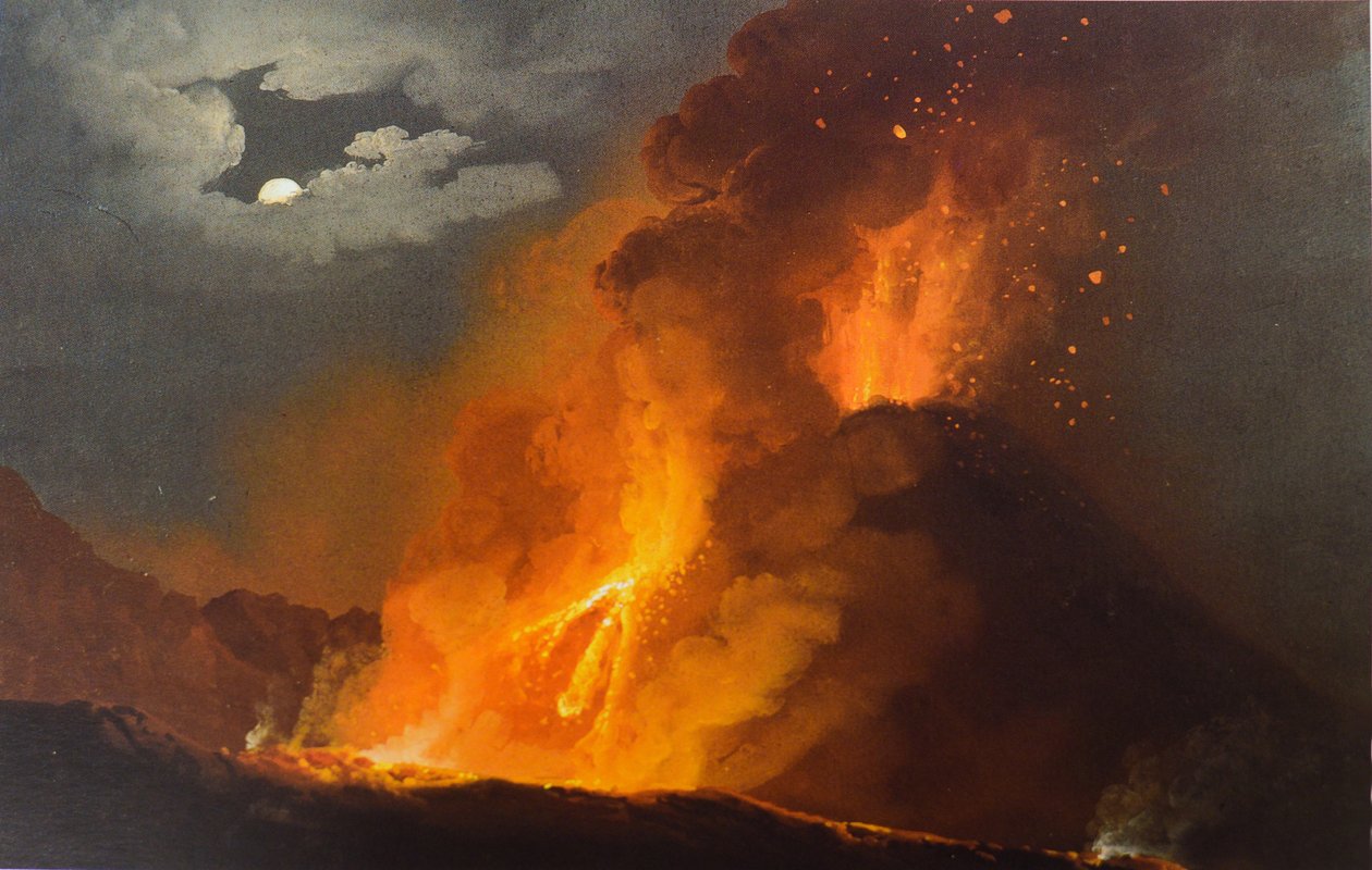 Krater av vesuvius av Camillo de Vito