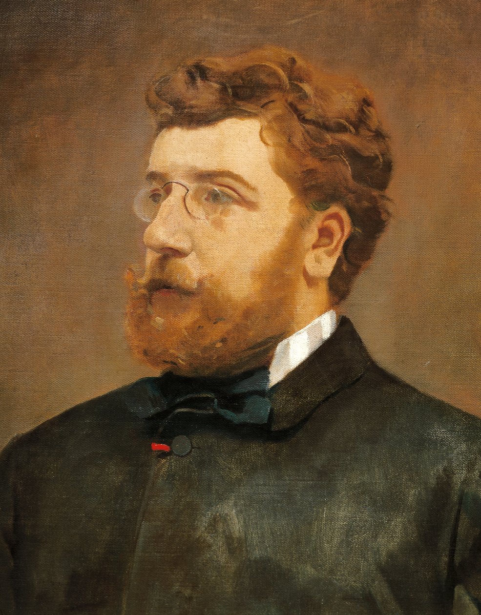 Porträtt av Georges Bizet (Paris av Camillo (1840 1919) Miola
