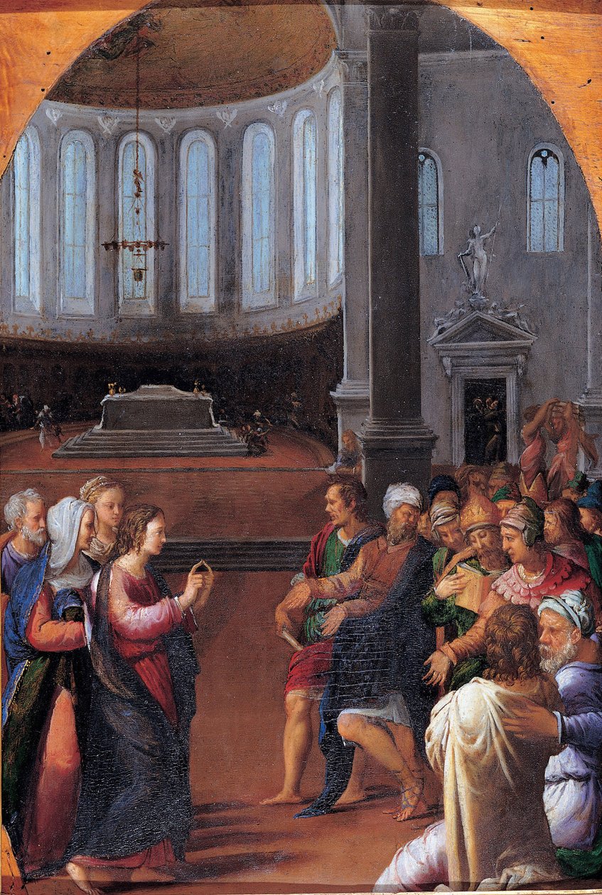 Kristus bland läkarna, 1550 av Camillo Filippi