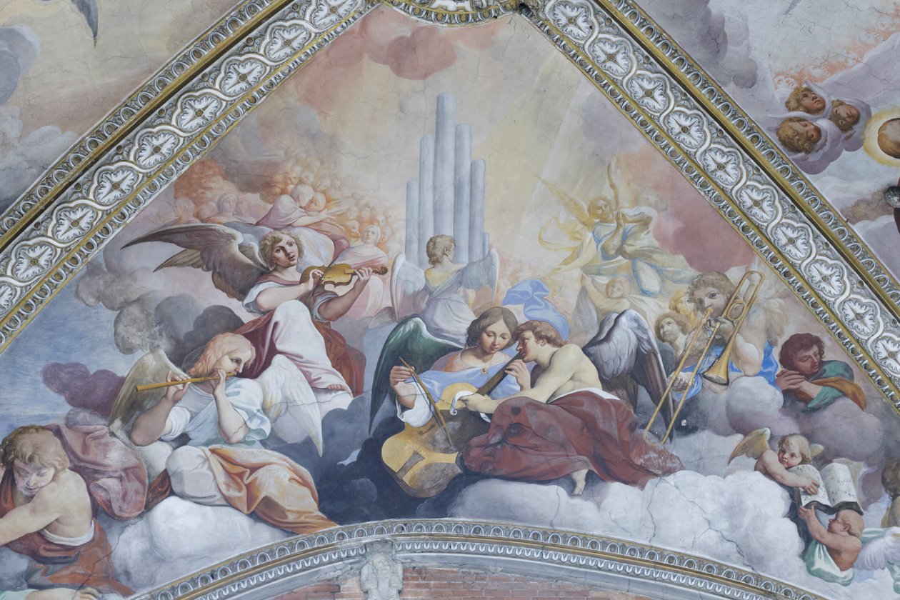 Freskocykel tillägnad Jungfru Maria, detalj av Camillo Procaccini