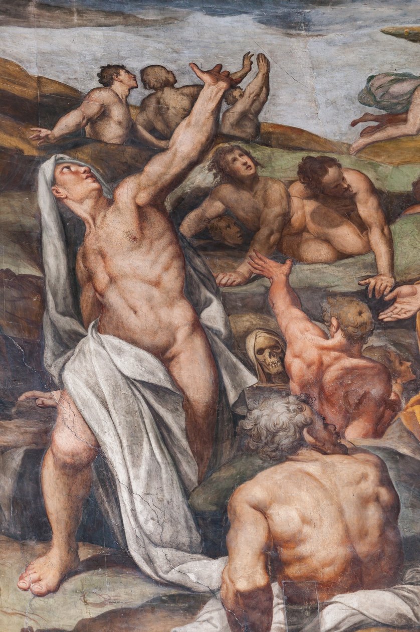 Sista domen, detalj (fresk) av Camillo Procaccini