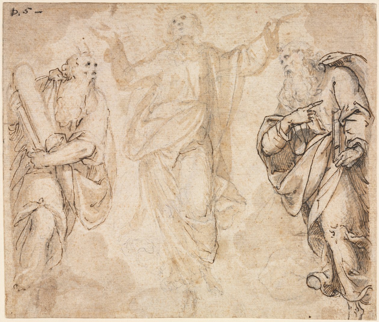 Transfiguration recto, c. 1590. av Camillo Procaccini