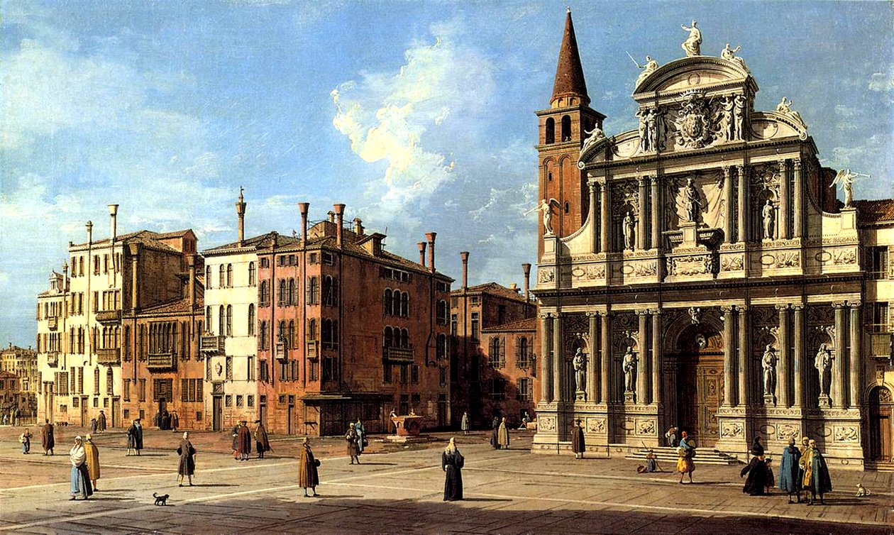 Santa Maria Zobenigo, ca 1760-69 av Giovanni Antonio Canal