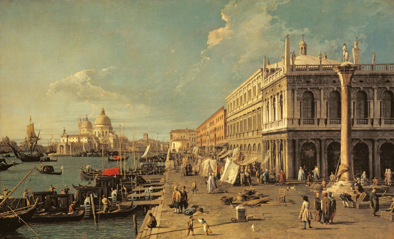 Molo och Zecca, Venedig av Giovanni Antonio Canal