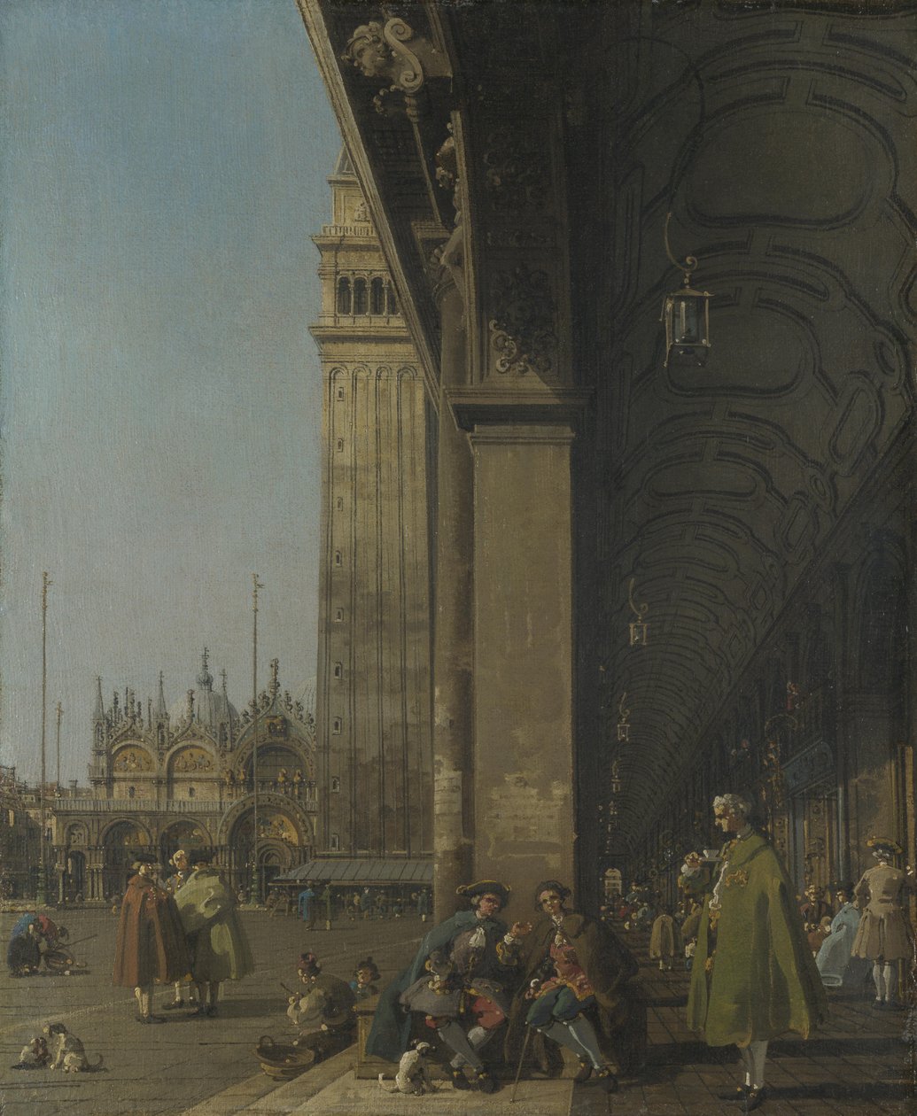 Venice, Piazza San Marco and the Colonnade of the Procuratie Nuove av Giovanni Antonio Canal
