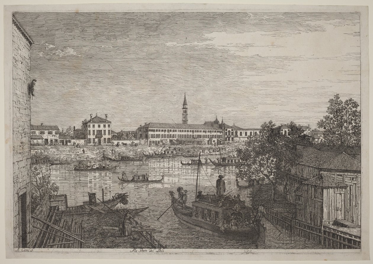 Vid Dolos portar av Canaletto