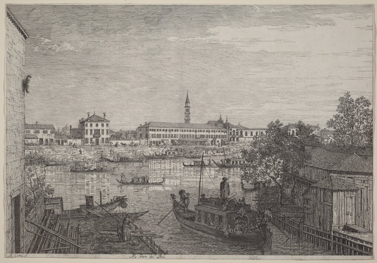 Vid Dolos portar av Canaletto