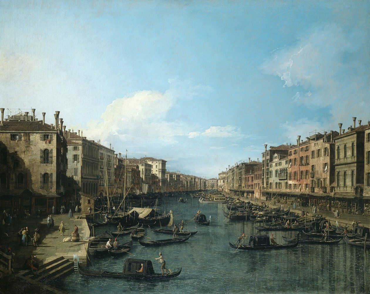 Canaletto - Stora kanalen, 1738-42 av Canaletto