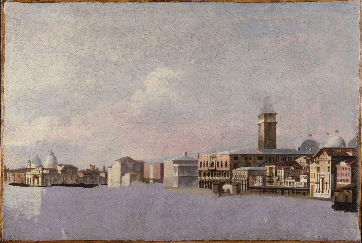 Ingången till Canal Grande, Venedig av Canaletto