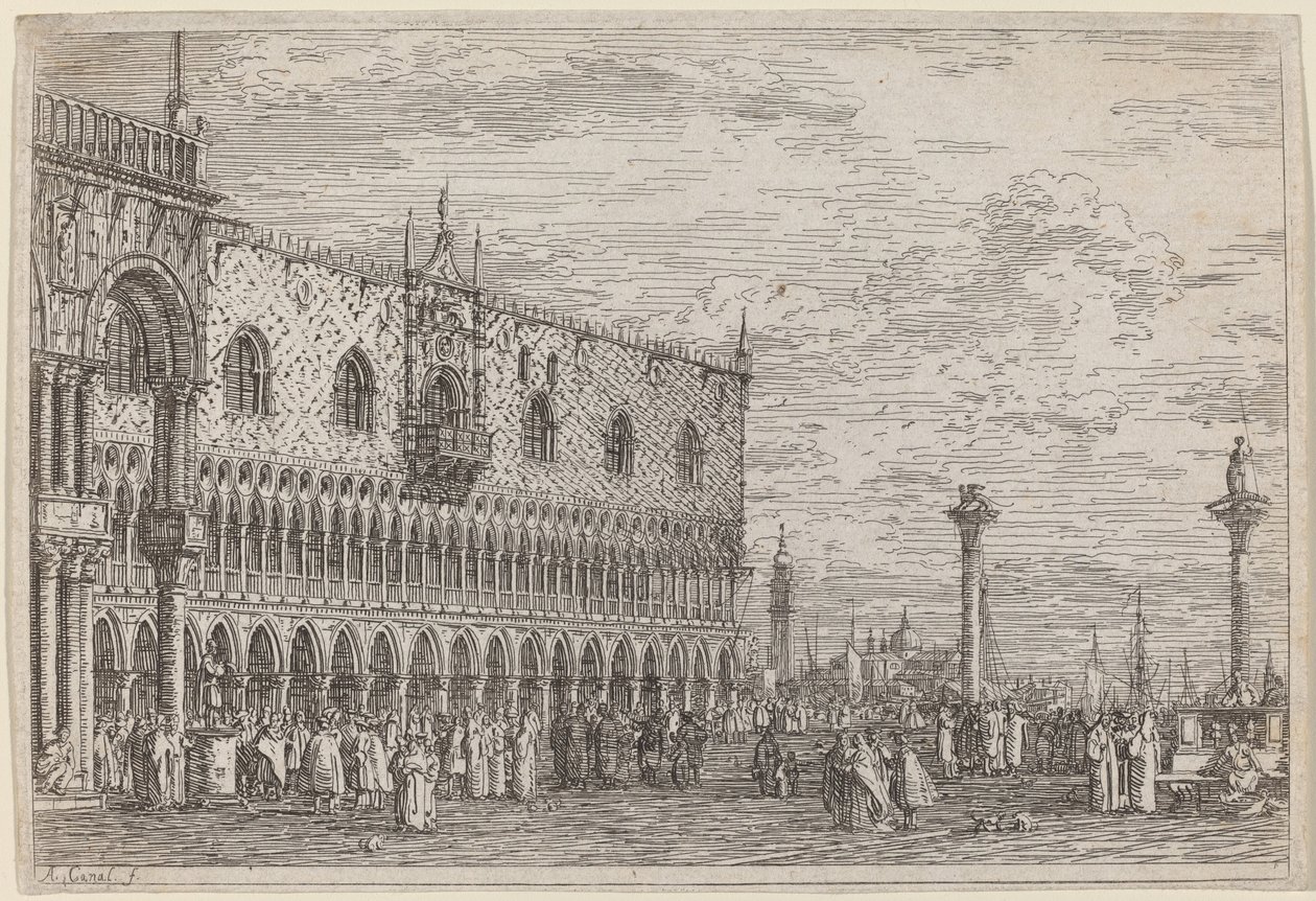 Bandpiren. v. av Canaletto