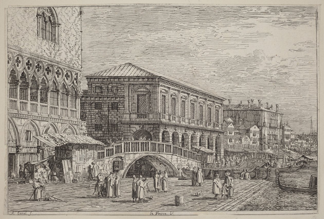 Fängelset. V. av Canaletto