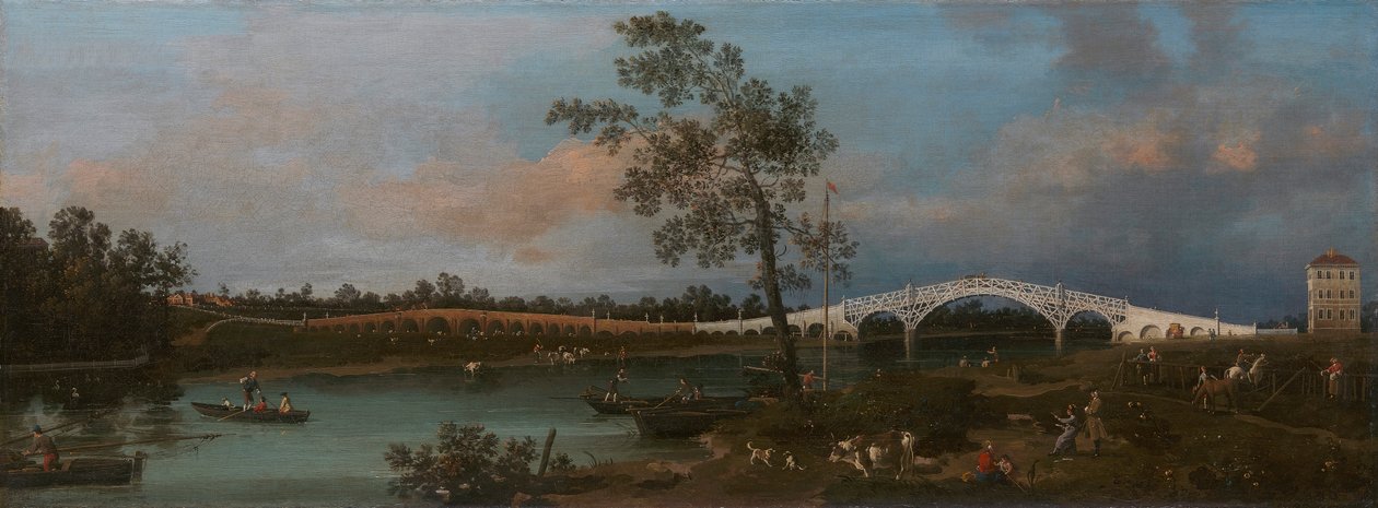 Gamla Walton Bridge av Canaletto