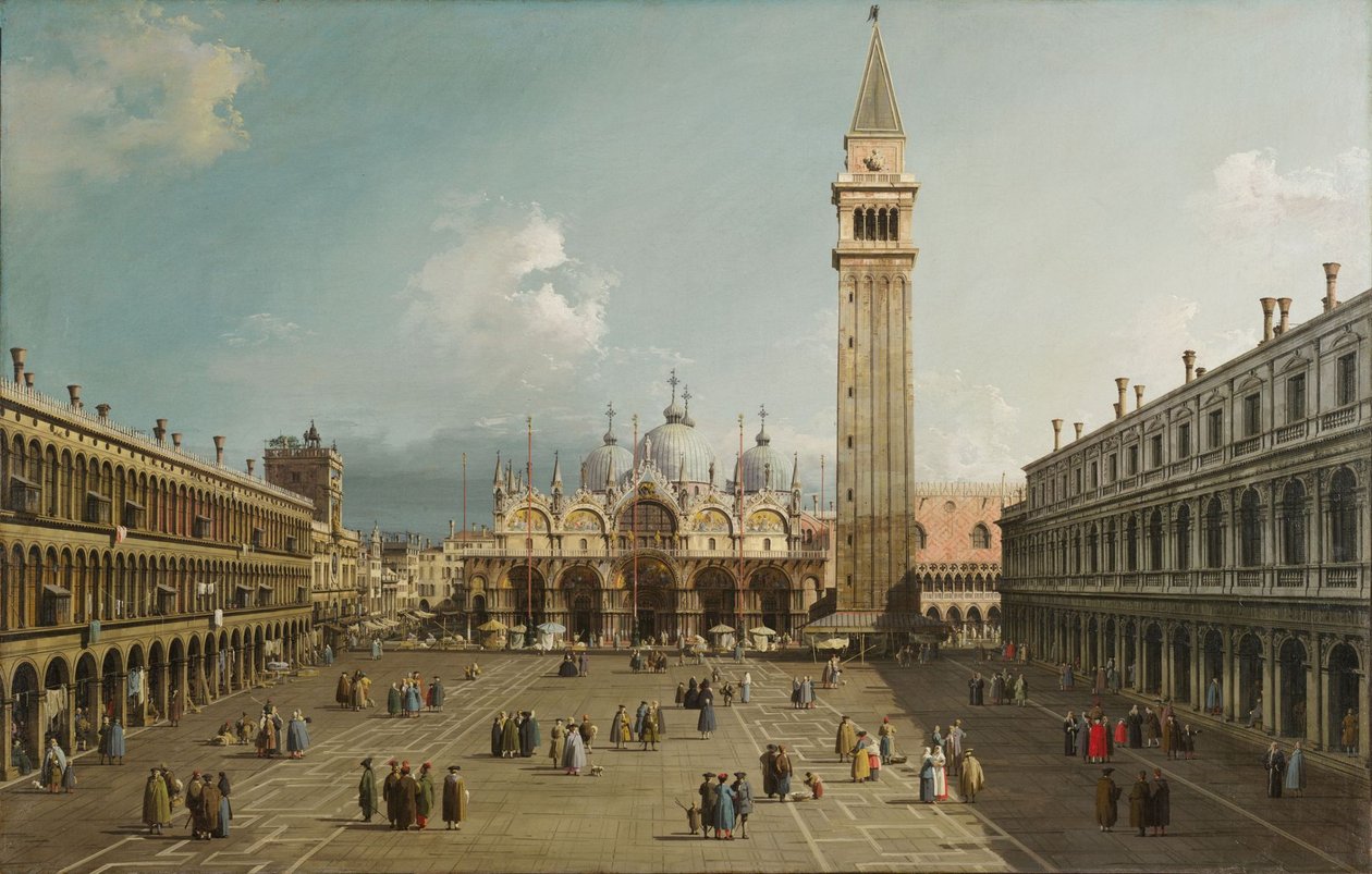 Markusplatsen av Canaletto