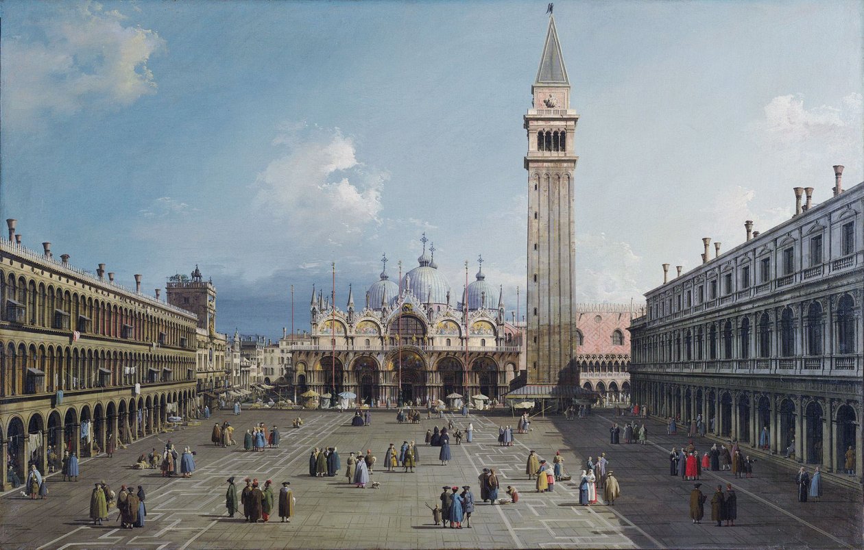 Markusplatsen av Canaletto