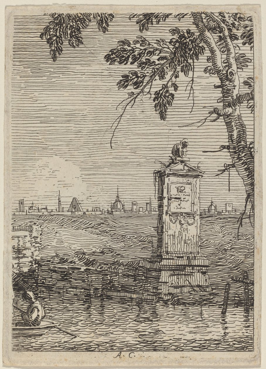 Det lilla monumentet, ca. 17351746. av Canaletto