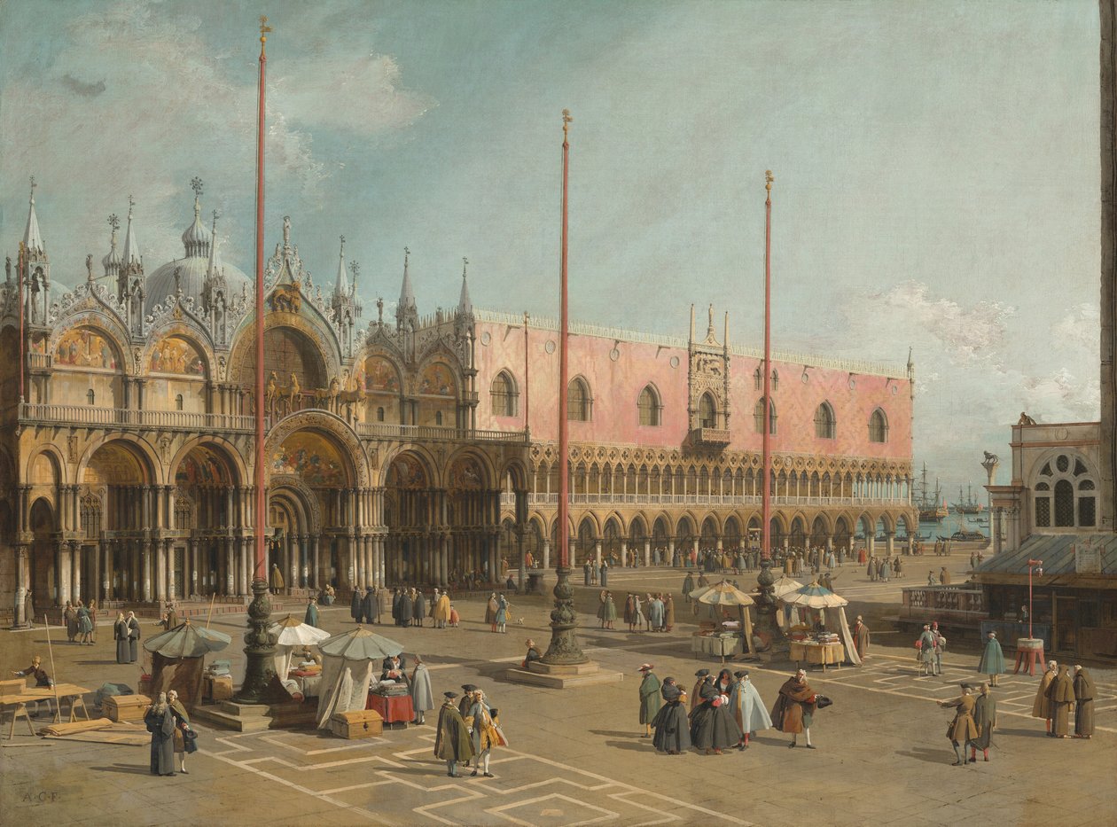 Markusplatsen, Venedig, 17421744. av Canaletto