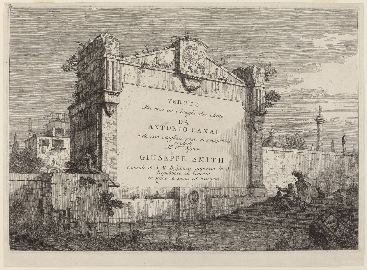 Titelskylt av Canaletto