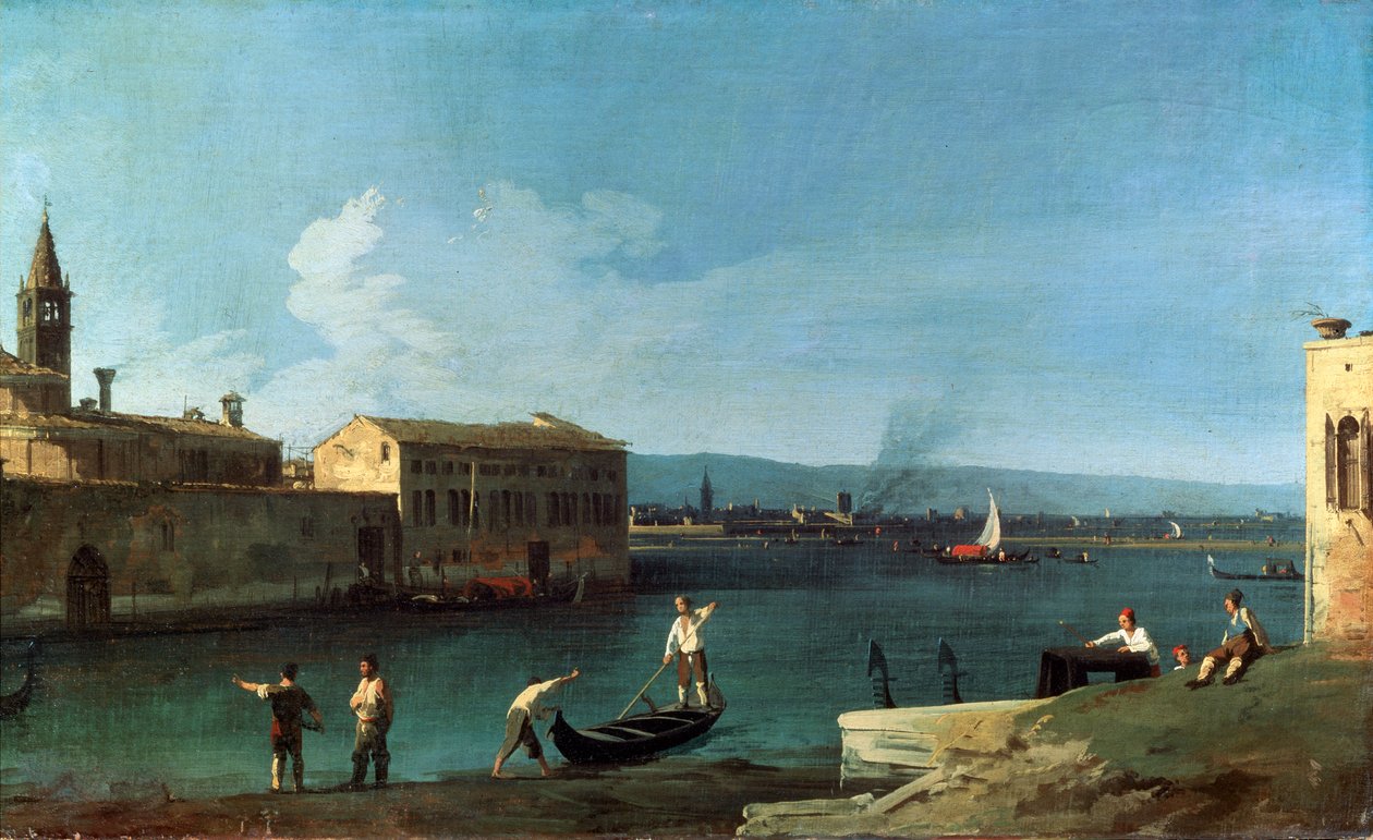 Utsikt över Venedig, 1700-talet av Giovanni Antonio Canal