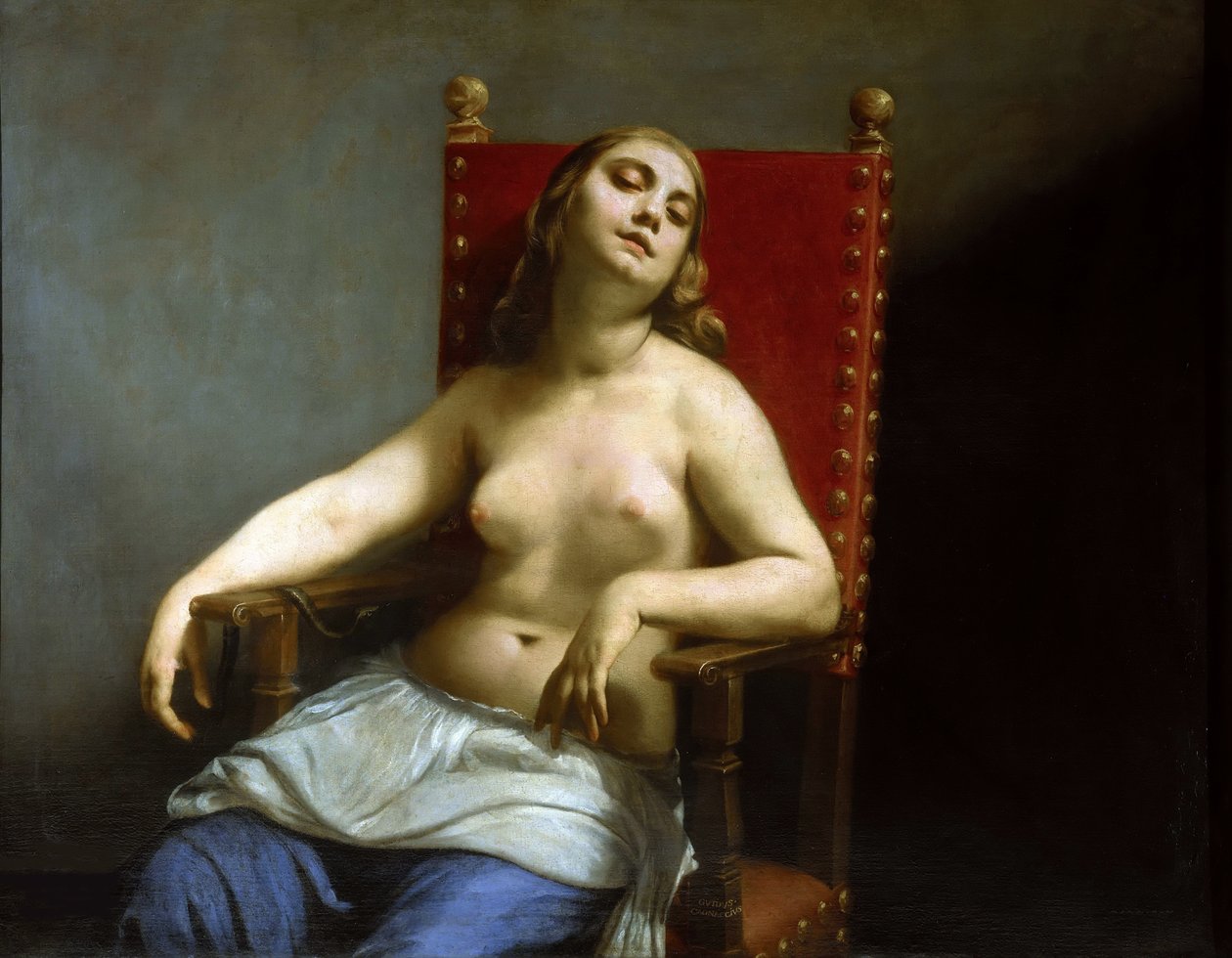 Kleopatras död, 1660. av Canlassi