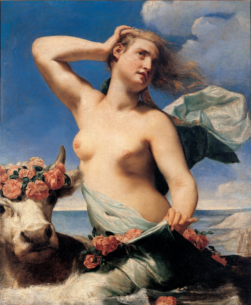 Europas våldtäkt, ca. 1650. av Canlassi
