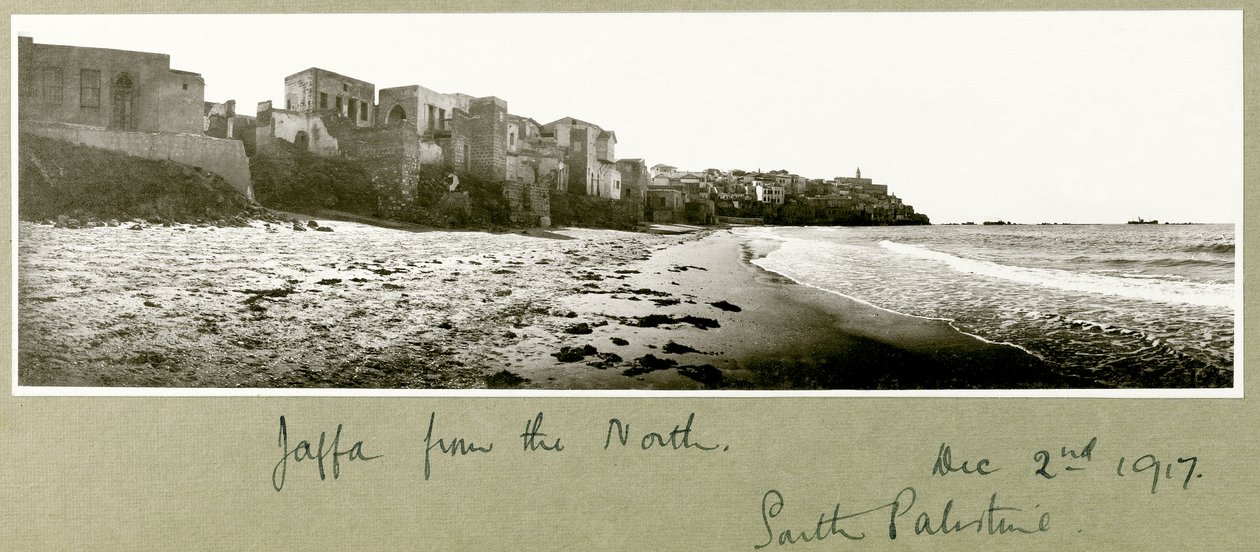 Jaffa från norr, 2 december 1917 av Capt. Arthur Rhodes