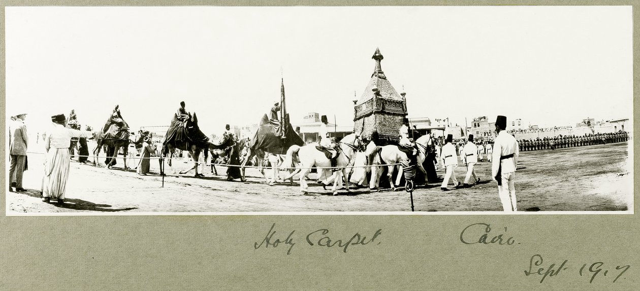 Holy Carpet, Kairo, september 1917 av Capt. Arthur Rhodes