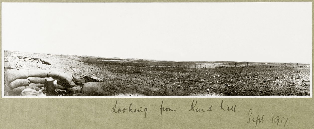 Tittar från Kurd Hill, september 1917 av Capt. Arthur Rhodes