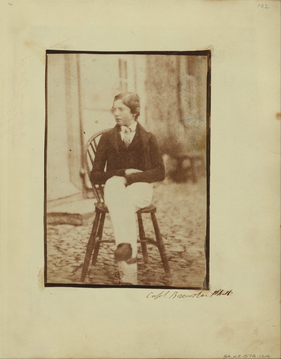 Porträtt av en ung pojke av Capt. Henry Craigie Brewster