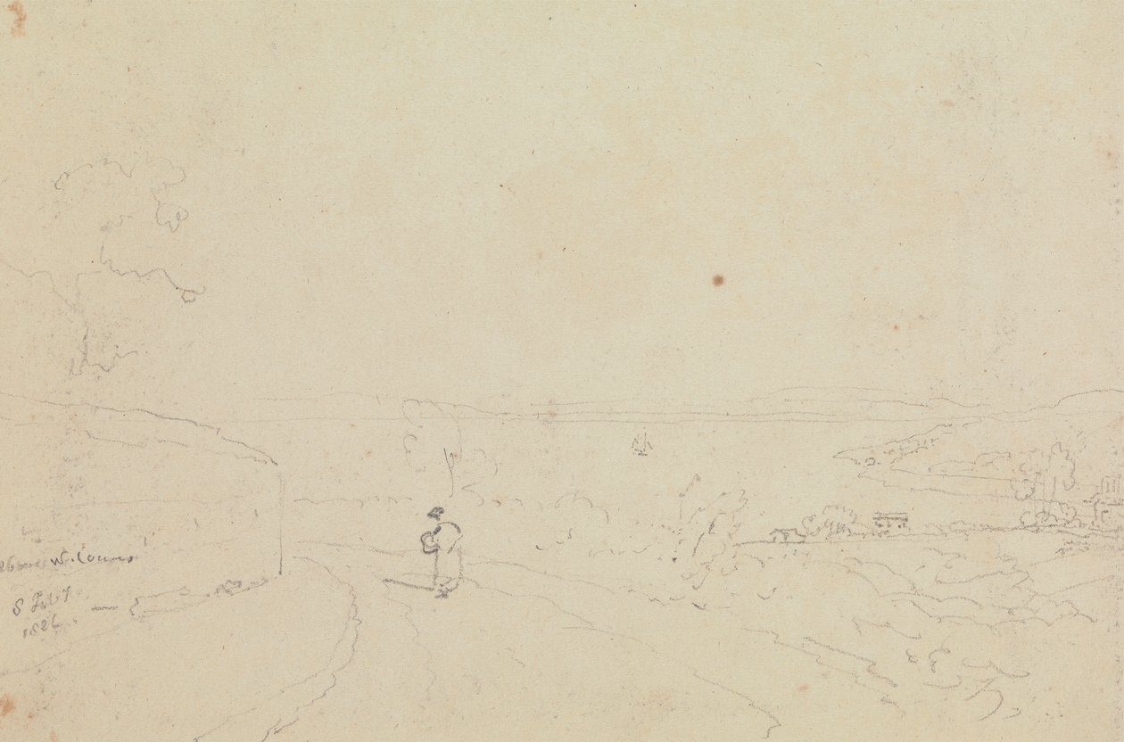Above West Cowes, 8 februari 1826 av Capt. Thomas Hastings