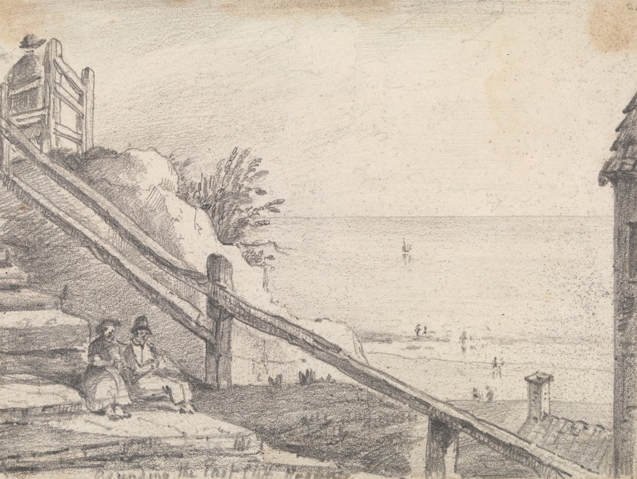 Bestigande East Cliff, Hastings av Capt. Thomas Hastings