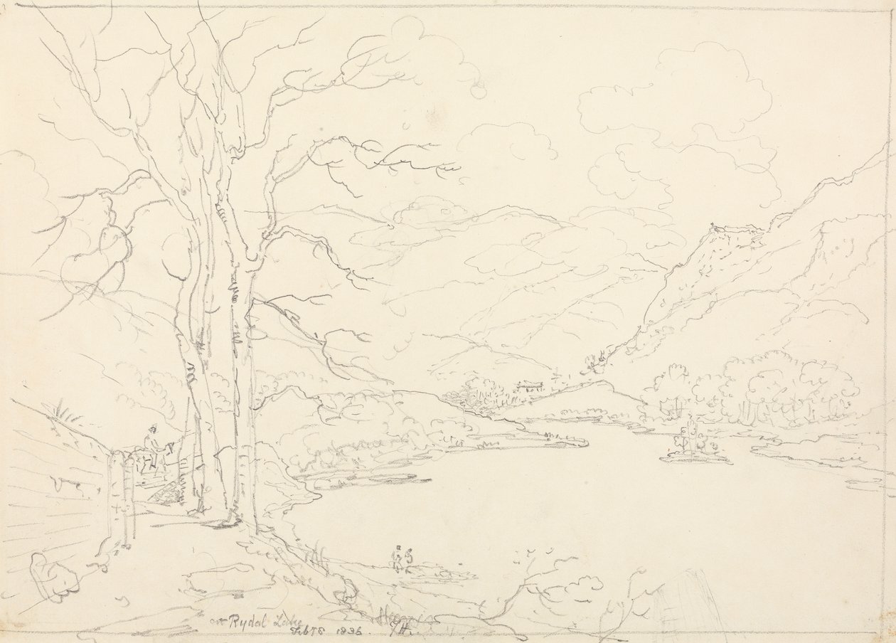 Vid Rydalsjön den 8 februari 1836 av Capt. Thomas Hastings
