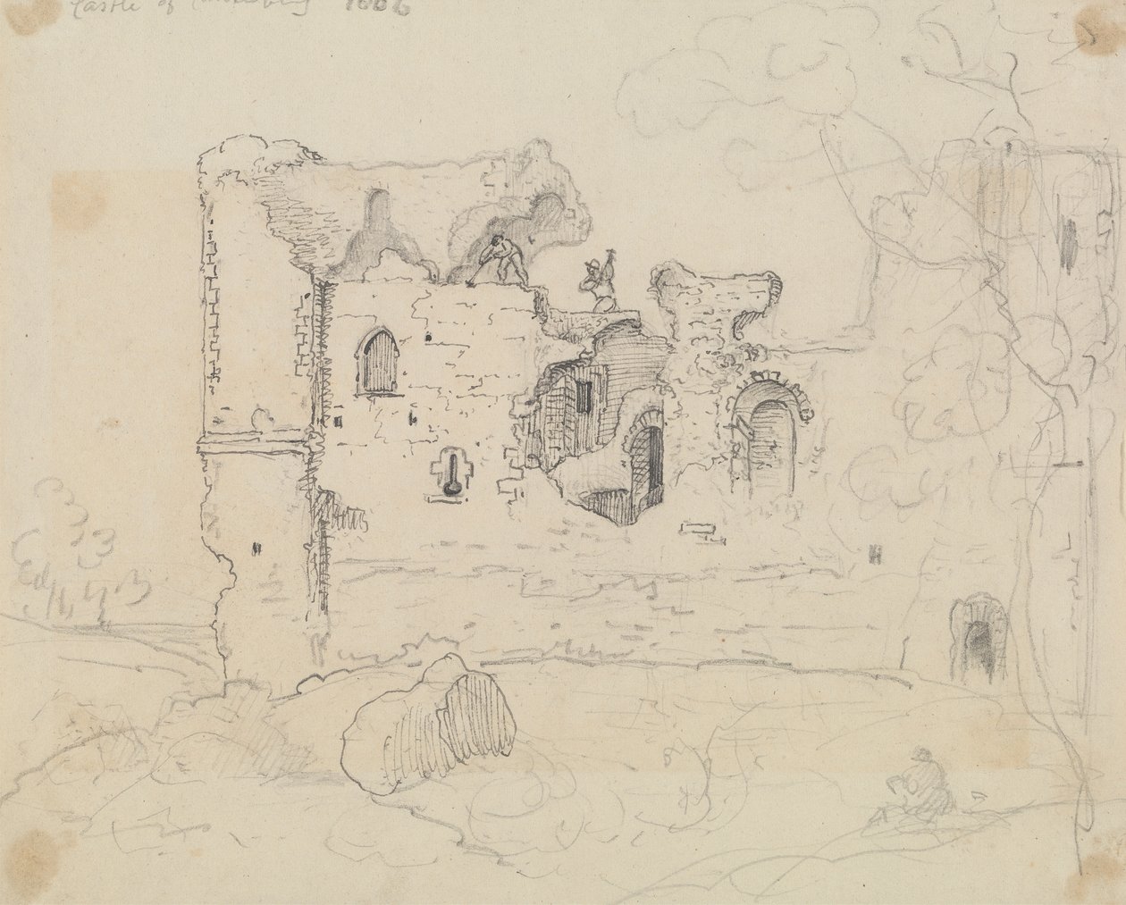 Slottet i Canterbury av Capt. Thomas Hastings