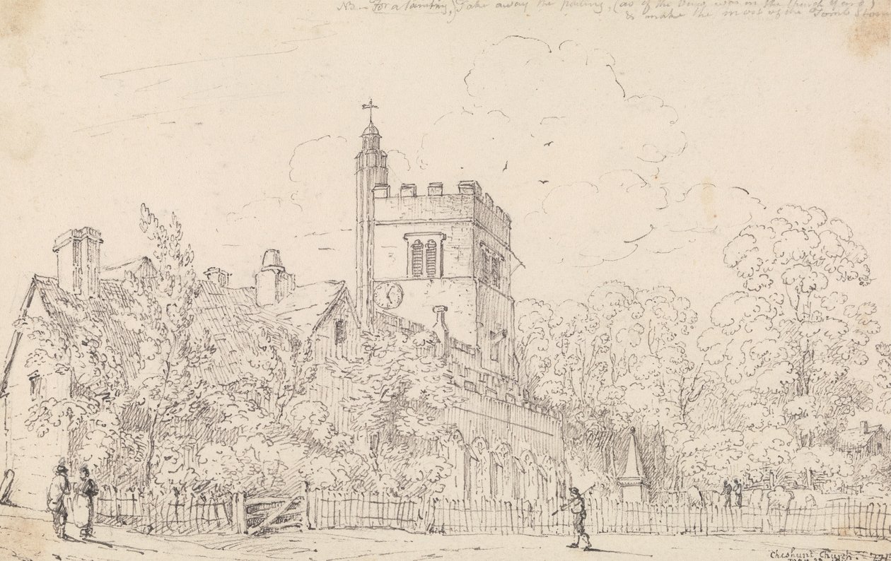 Cheshunt kyrka, 23 maj 1814 av Capt. Thomas Hastings