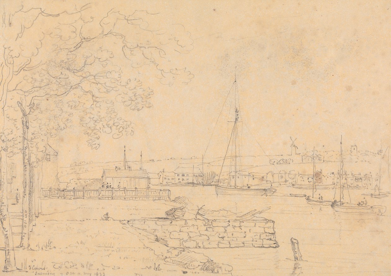 East Cowes, kl. 19.00, 11 maj 1833 av Capt. Thomas Hastings
